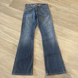 Citizens of Humanity Dita Petite Bootcut Leg Medium Wash Denim Jean Size 26 / 2